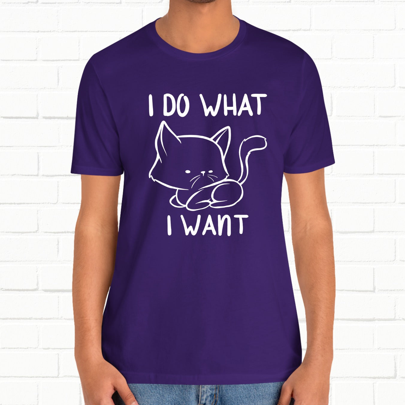 I Do What I Want Funny Cat Attitude Unisex T-Shirt