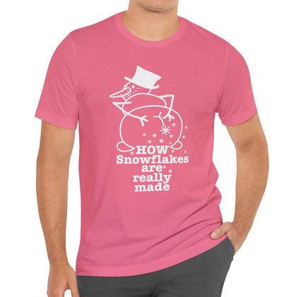 How Snowflakes Are Really Made Crude Humor Graphic T-shirt