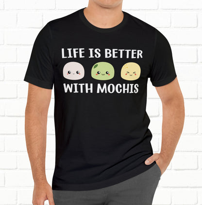 Life Is Better With Mochis Graphic Unisex T-shirt