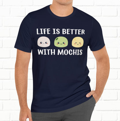 Life Is Better With Mochis Graphic Unisex T-shirt