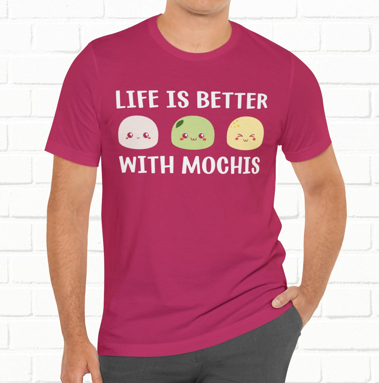 Life Is Better With Mochis Graphic Unisex T-shirt