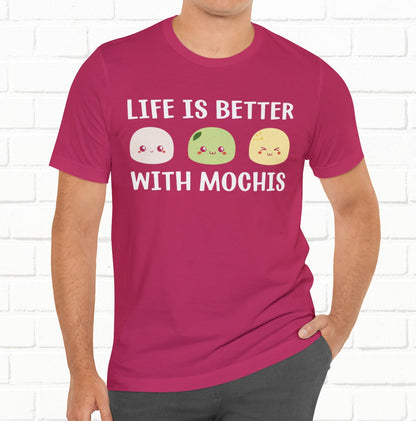 Life Is Better With Mochis Graphic Unisex T-shirt