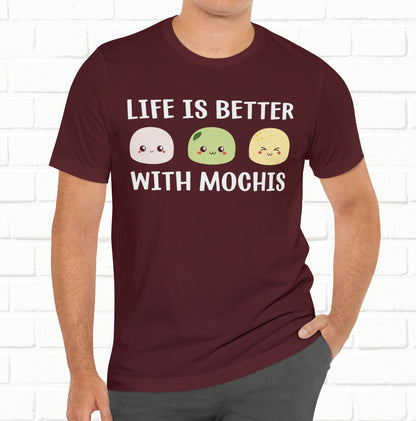Life Is Better With Mochis Graphic Unisex T-shirt