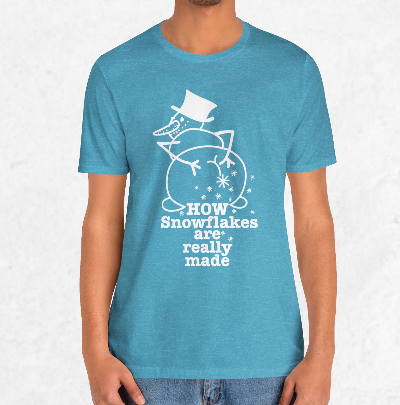 How Snowflakes Are Really Made Crude Humor Graphic T-shirt