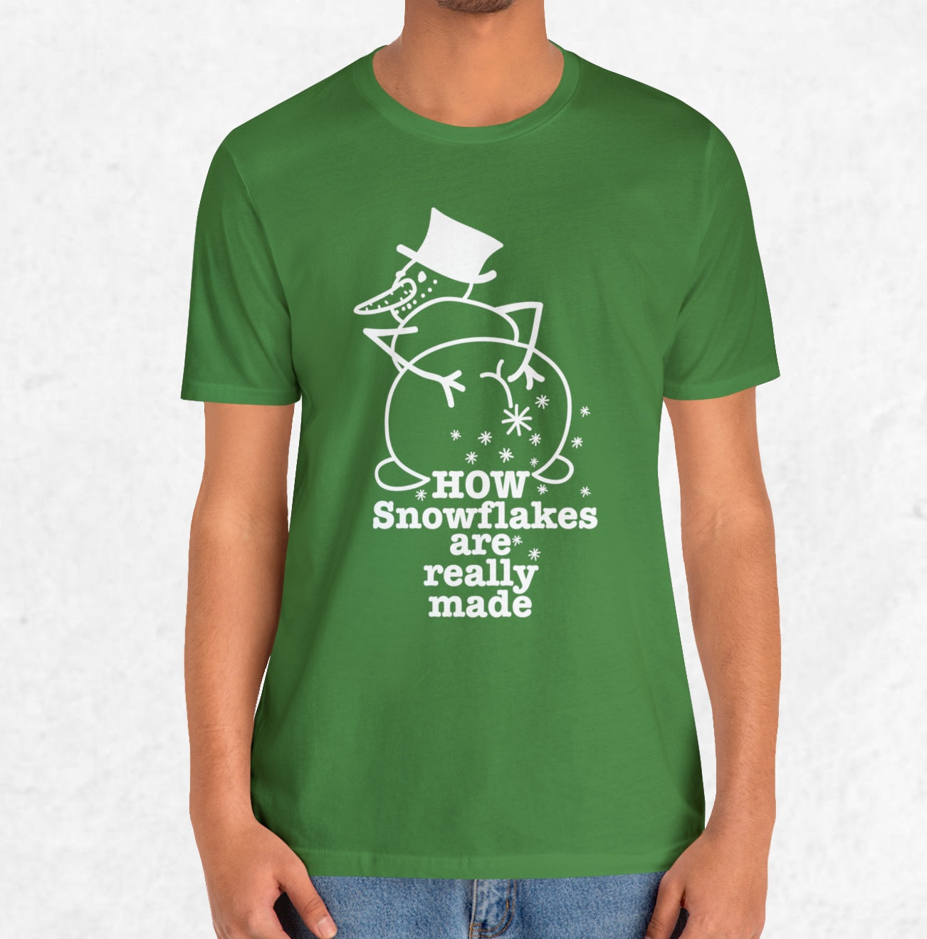 How Snowflakes Are Really Made Crude Humor Graphic T-shirt