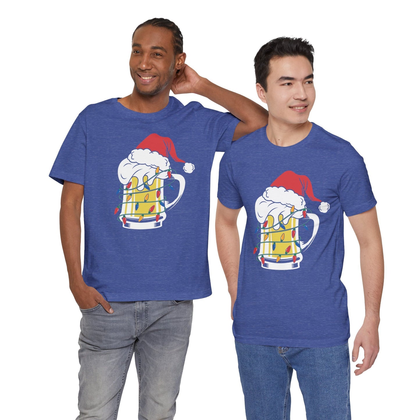 Christmas Beer And Lights Funny Unisex T-Shirt