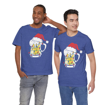 Christmas Beer And Lights Funny Unisex T-Shirt
