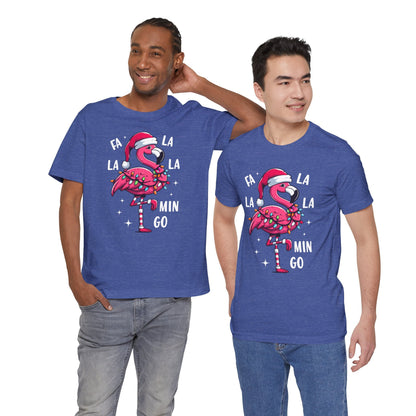 Fa La La-Mingo Funny Flamingo Unisex Christmas T-Shirt
