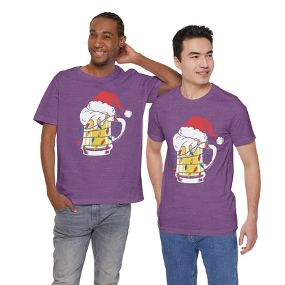 Christmas Beer And Lights Funny Unisex T-Shirt