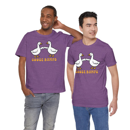 Goosebumps Ducks Geese Fist Pumping Funny Unisex Friendship Good Vibes T-shirt
