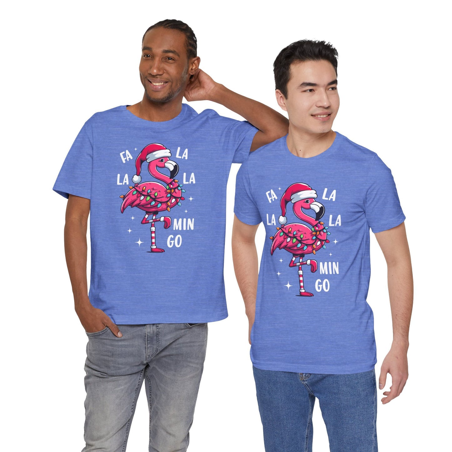 Fa La La-Mingo Funny Flamingo Unisex Christmas T-Shirt