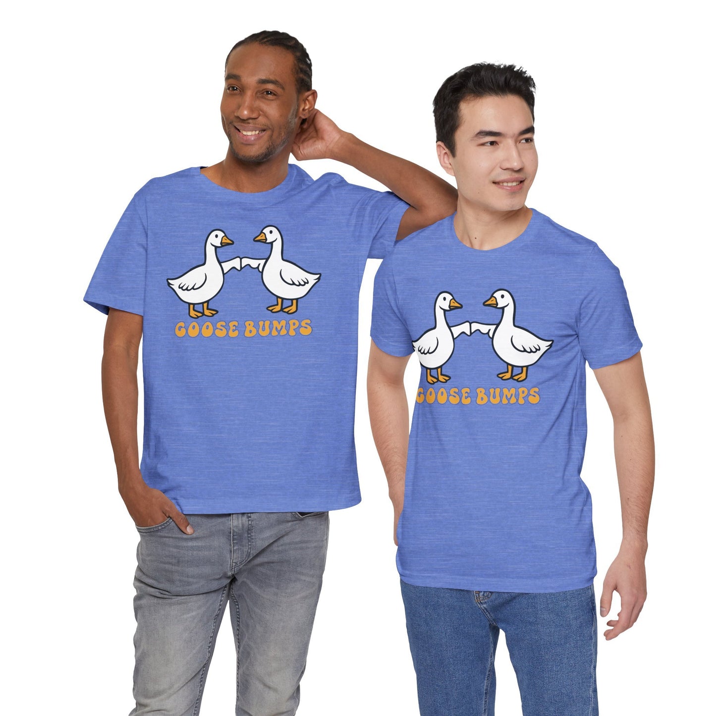 Goosebumps Ducks Geese Fist Pumping Funny Unisex Friendship Good Vibes T-shirt