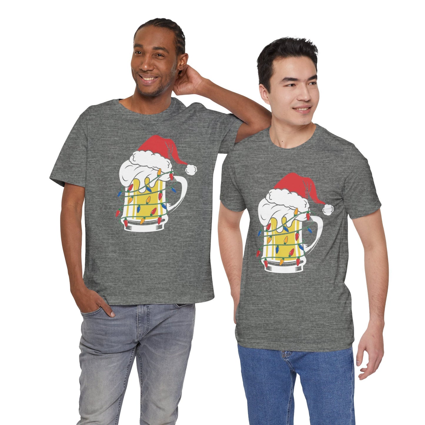 Christmas Beer And Lights Funny Unisex T-Shirt