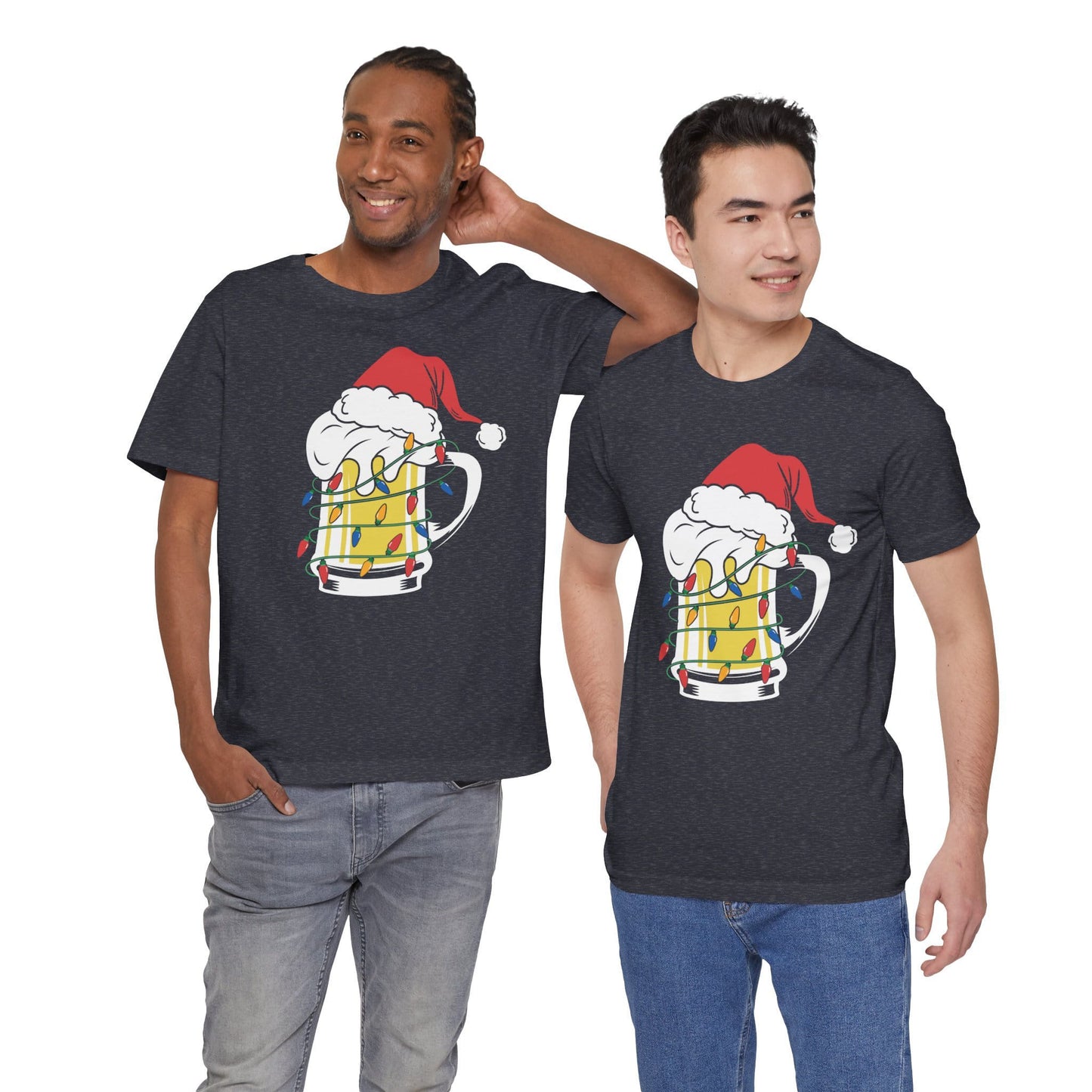 Christmas Beer And Lights Funny Unisex T-Shirt