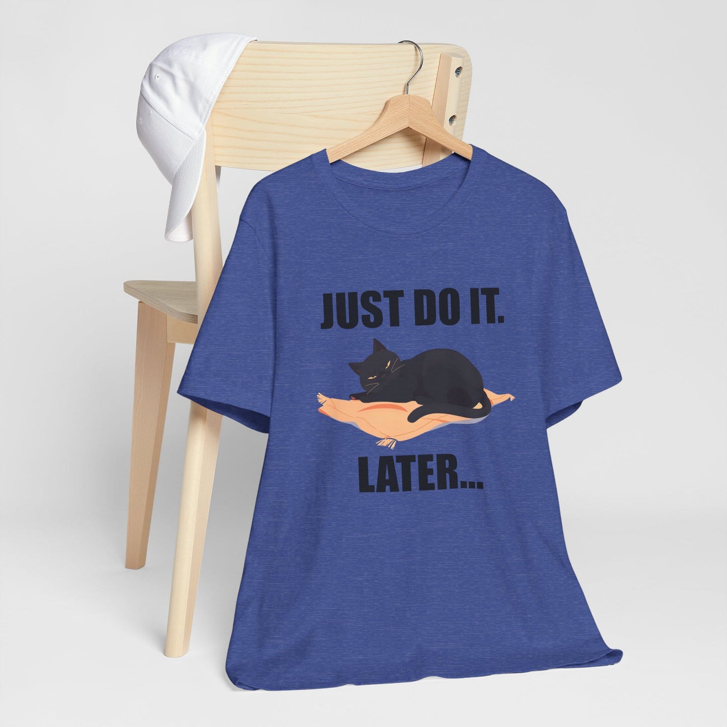 Just Do It Later Funny Cat Unisex T-Shirt