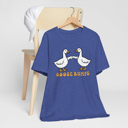 Goosebumps Ducks Geese Fist Pumping Funny Unisex Friendship Good Vibes T-shirt