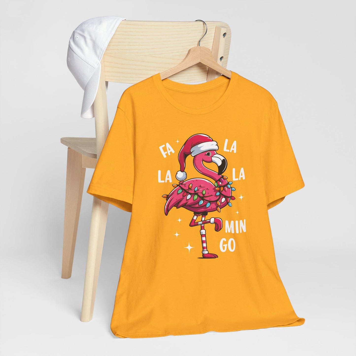 Fa La La-Mingo Funny Flamingo Unisex Christmas T-Shirt