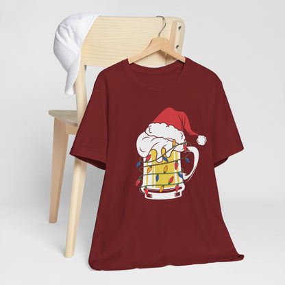 Christmas Beer And Lights Funny Unisex T-Shirt