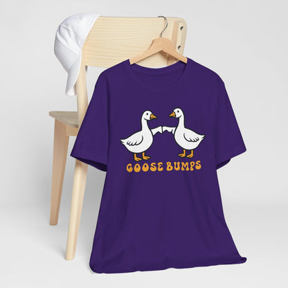 Goosebumps Ducks Geese Fist Pumping Funny Unisex Friendship Good Vibes T-shirt
