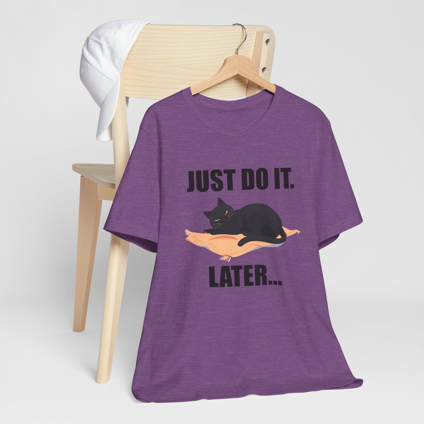 Just Do It Later Funny Cat Unisex T-Shirt