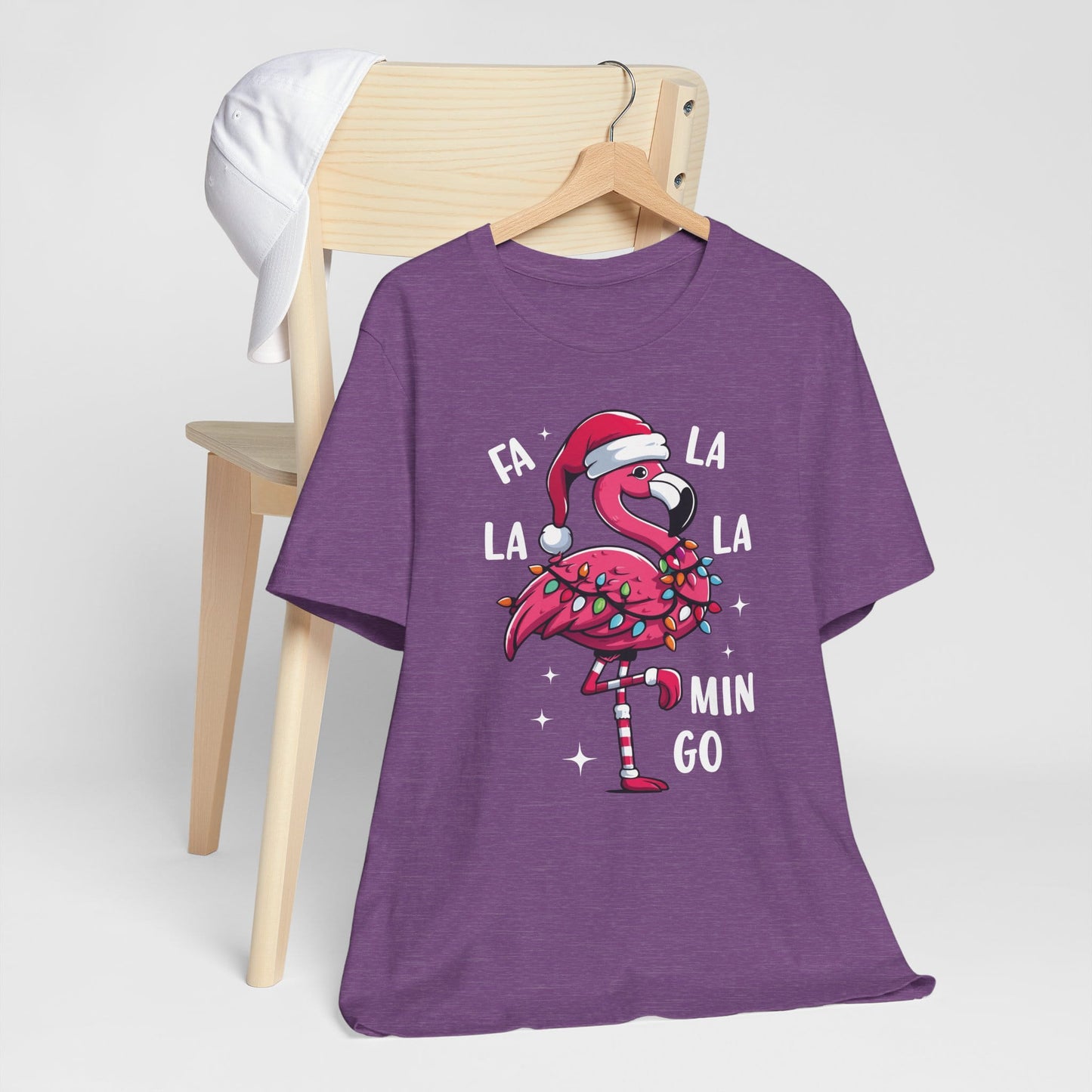 Fa La La-Mingo Funny Flamingo Unisex Christmas T-Shirt