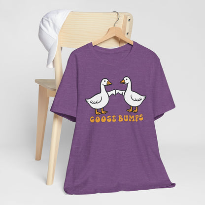 Goosebumps Ducks Geese Fist Pumping Funny Unisex Friendship Good Vibes T-shirt