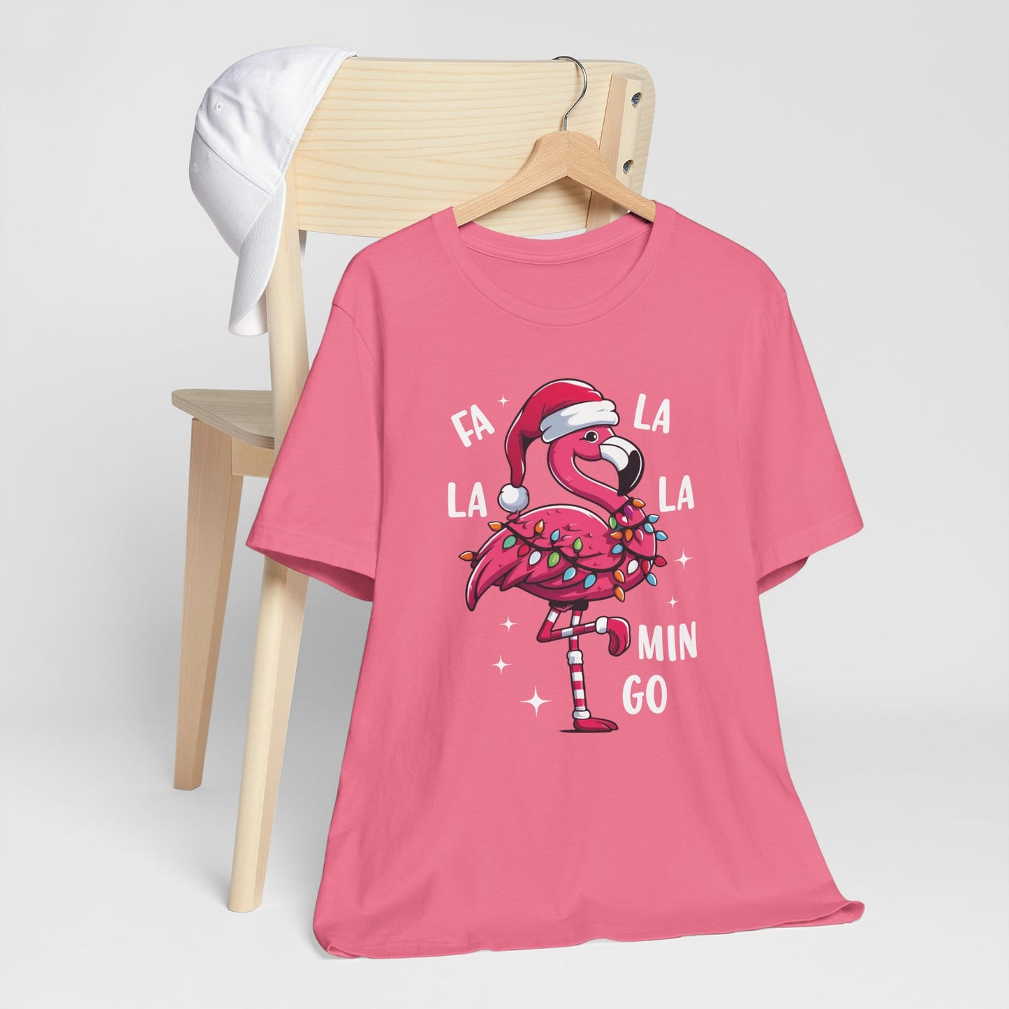 Fa La La-Mingo Funny Flamingo Unisex Christmas T-Shirt