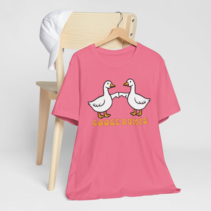 Goosebumps Ducks Geese Fist Pumping Funny Unisex Friendship Good Vibes T-shirt