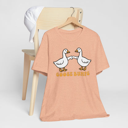 Goosebumps Ducks Geese Fist Pumping Funny Unisex Friendship Good Vibes T-shirt