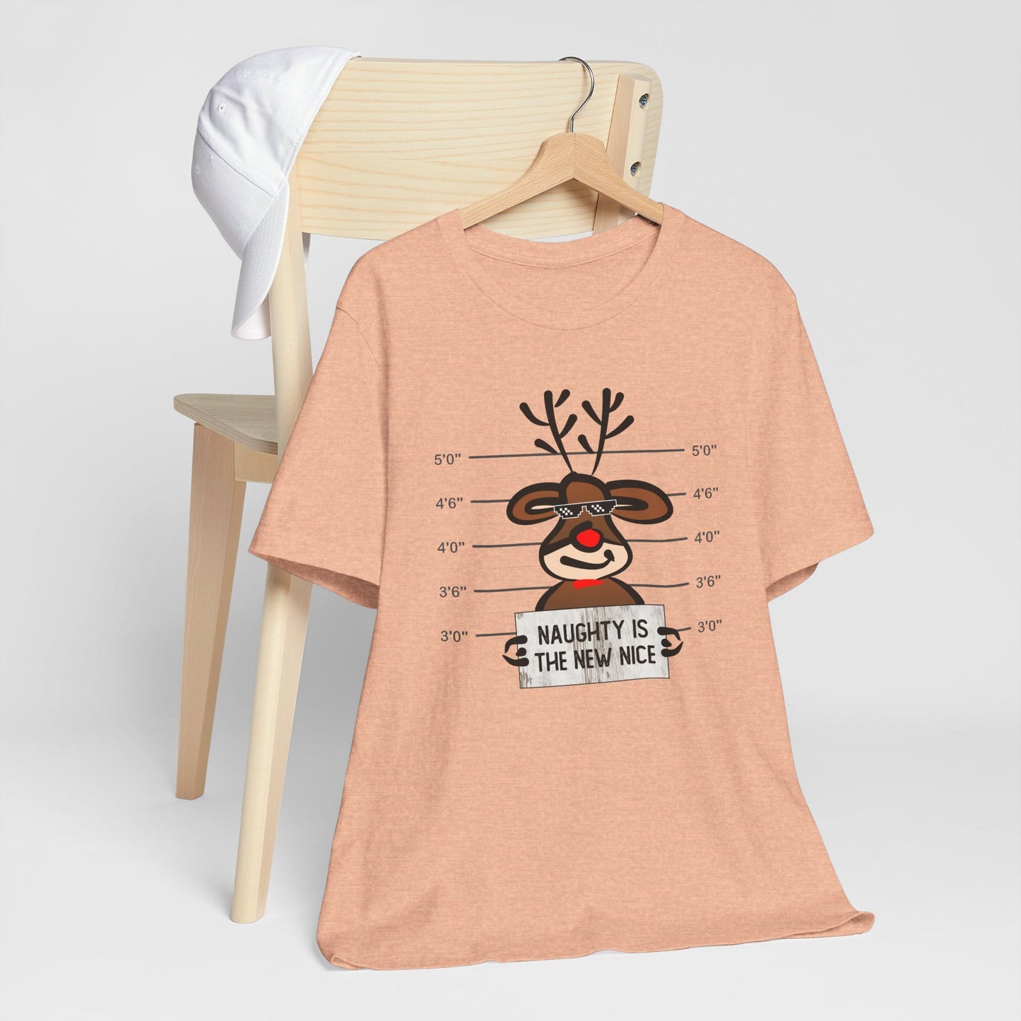 Reindeer Naughty Is The New Nice Funny Christmas Unisex T-Shirt