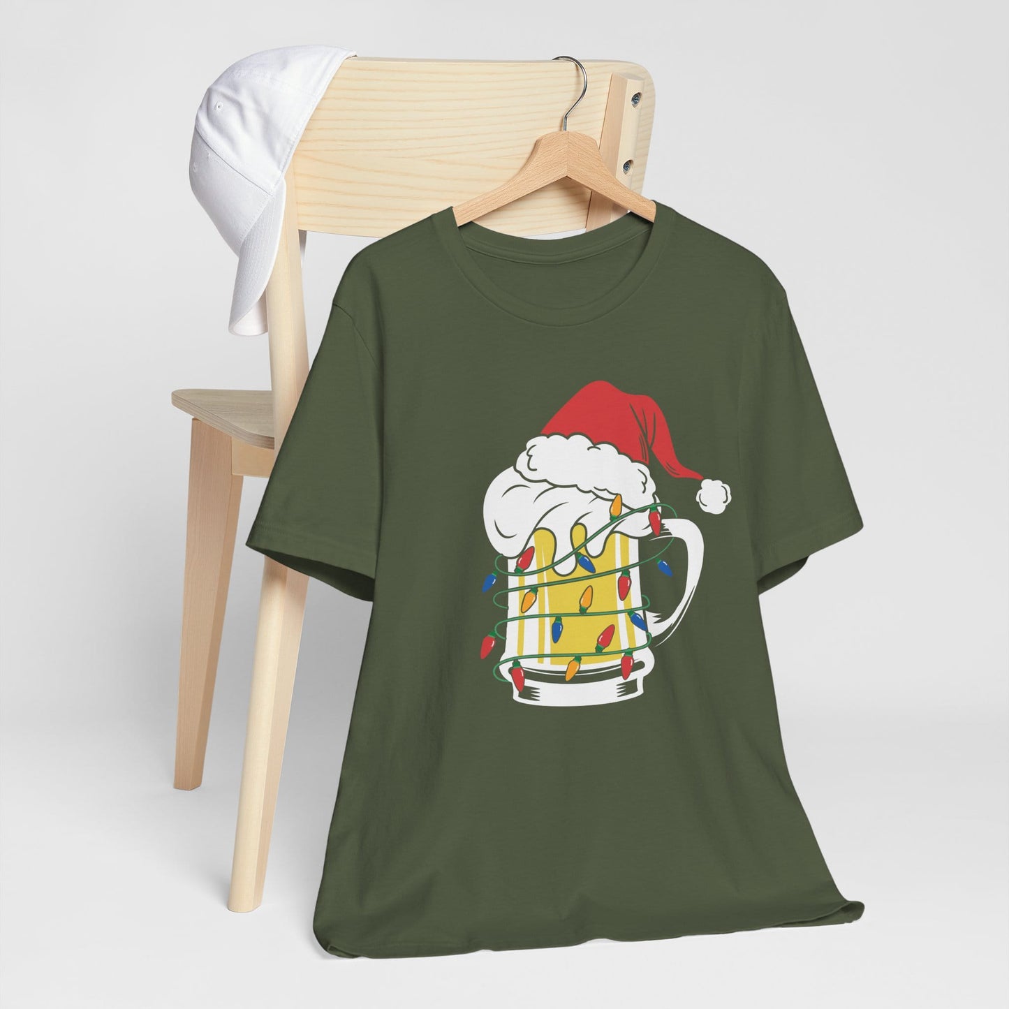 Christmas Beer And Lights Funny Unisex T-Shirt