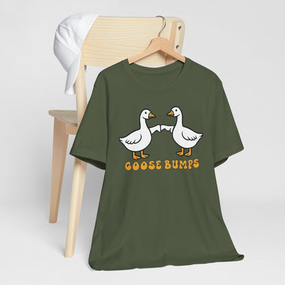 Goosebumps Ducks Geese Fist Pumping Funny Unisex Friendship Good Vibes T-shirt