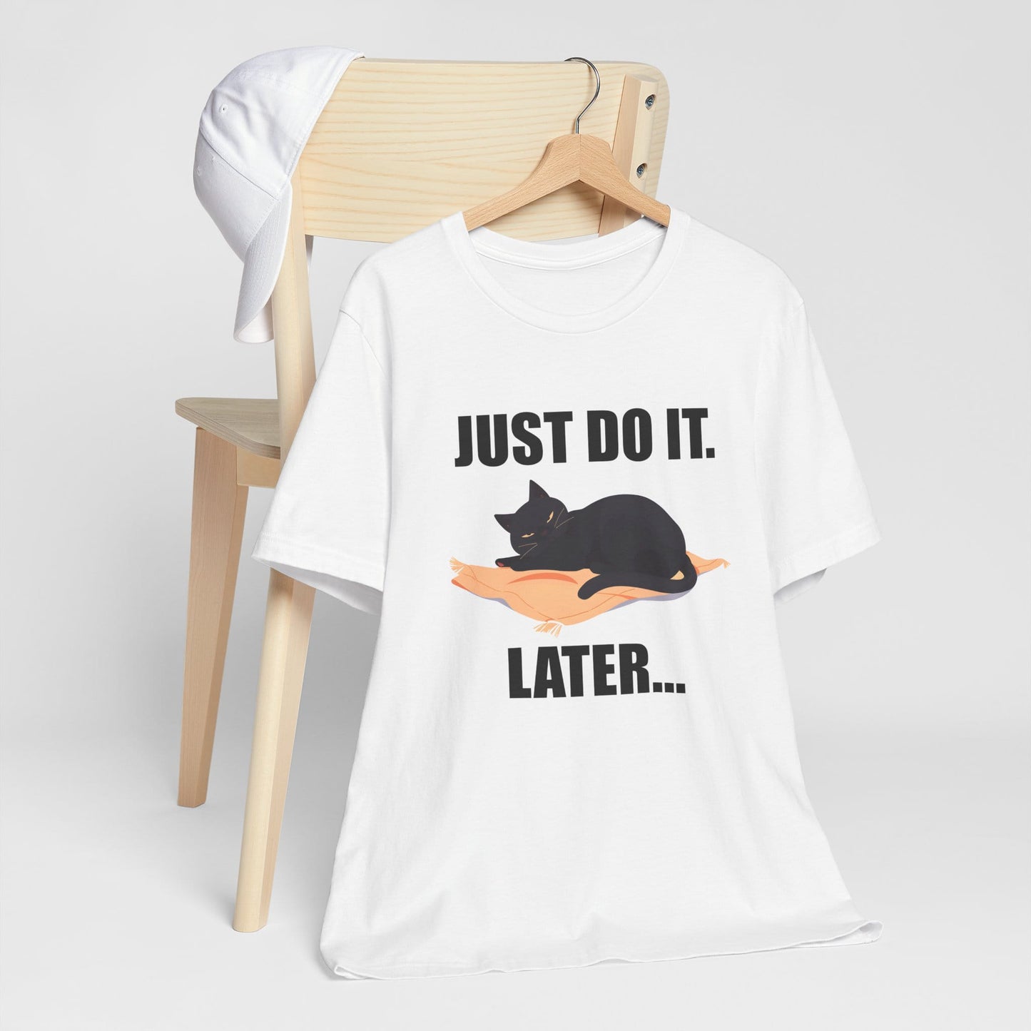 Just Do It Later Funny Cat Unisex T-Shirt