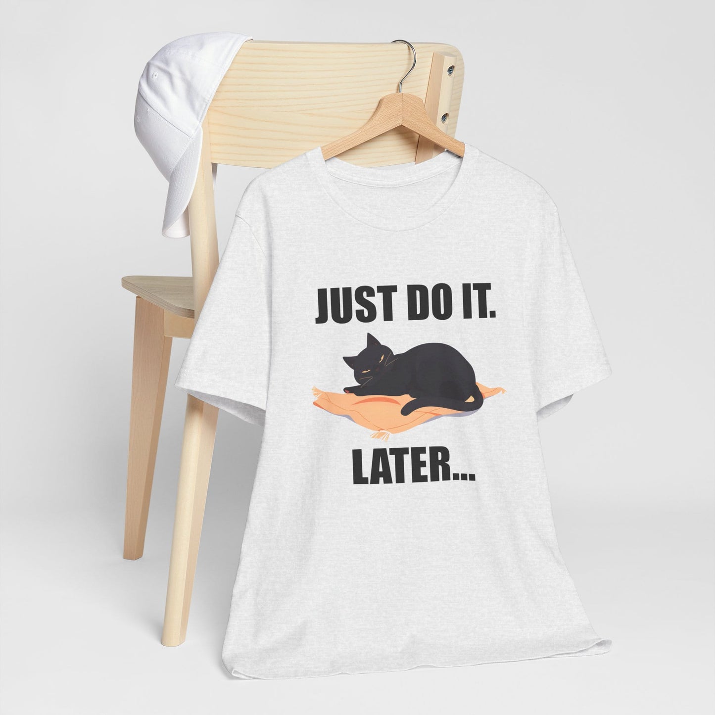 Just Do It Later Funny Cat Unisex T-Shirt