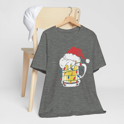 Christmas Beer And Lights Funny Unisex T-Shirt