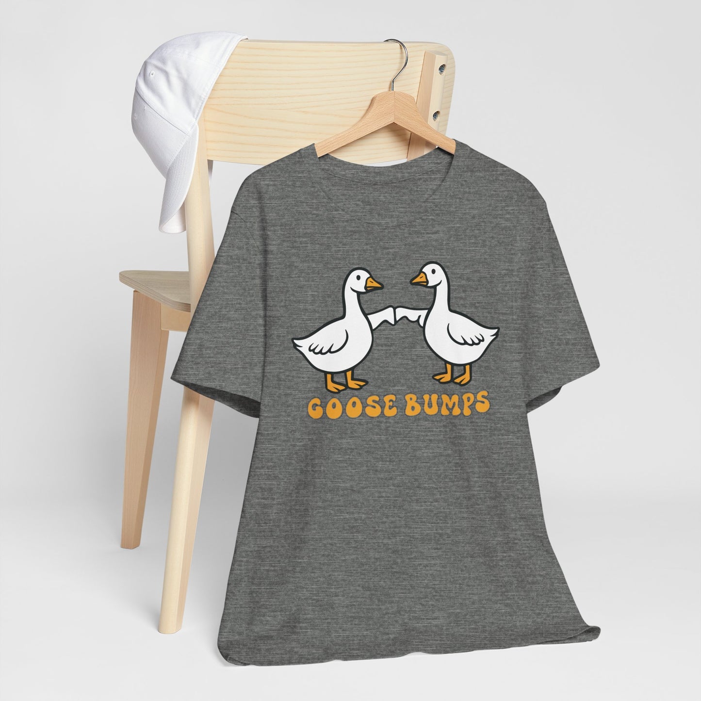 Goosebumps Ducks Geese Fist Pumping Funny Unisex Friendship Good Vibes T-shirt