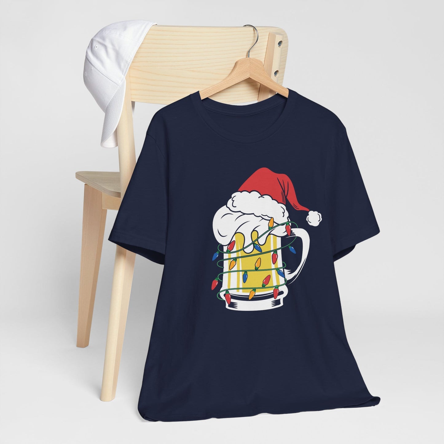 Christmas Beer And Lights Funny Unisex T-Shirt