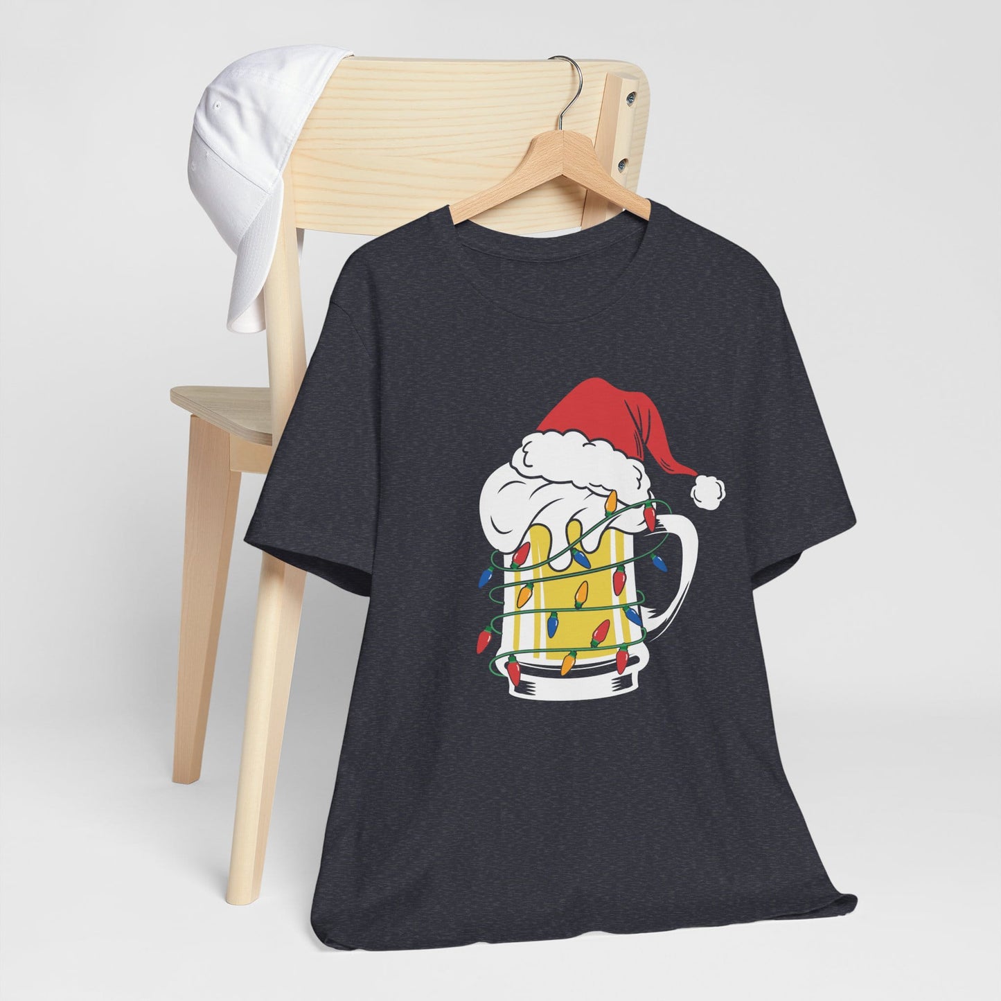 Christmas Beer And Lights Funny Unisex T-Shirt