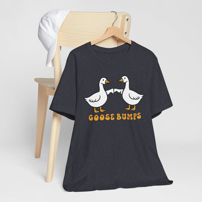 Goosebumps Ducks Geese Fist Pumping Funny Unisex Friendship Good Vibes T-shirt