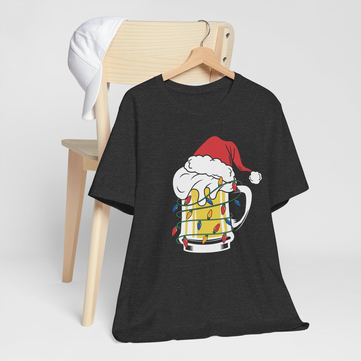 Christmas Beer And Lights Funny Unisex T-Shirt