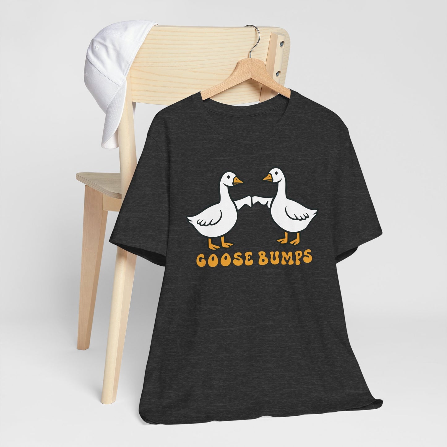 Goosebumps Ducks Geese Fist Pumping Funny Unisex Friendship Good Vibes T-shirt