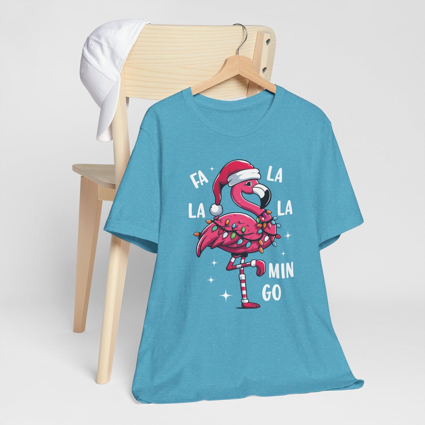 Fa La La-Mingo Funny Flamingo Unisex Christmas T-Shirt