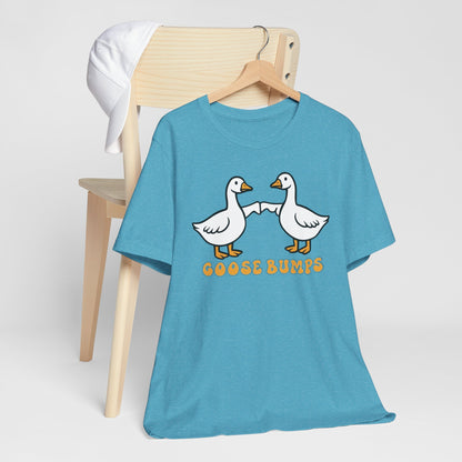 Goosebumps Ducks Geese Fist Pumping Funny Unisex Friendship Good Vibes T-shirt