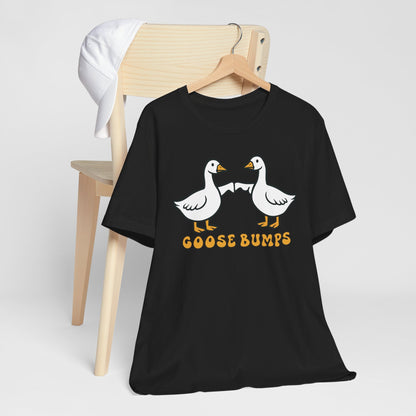 Goosebumps Ducks Geese Fist Pumping Funny Unisex Friendship Good Vibes T-shirt