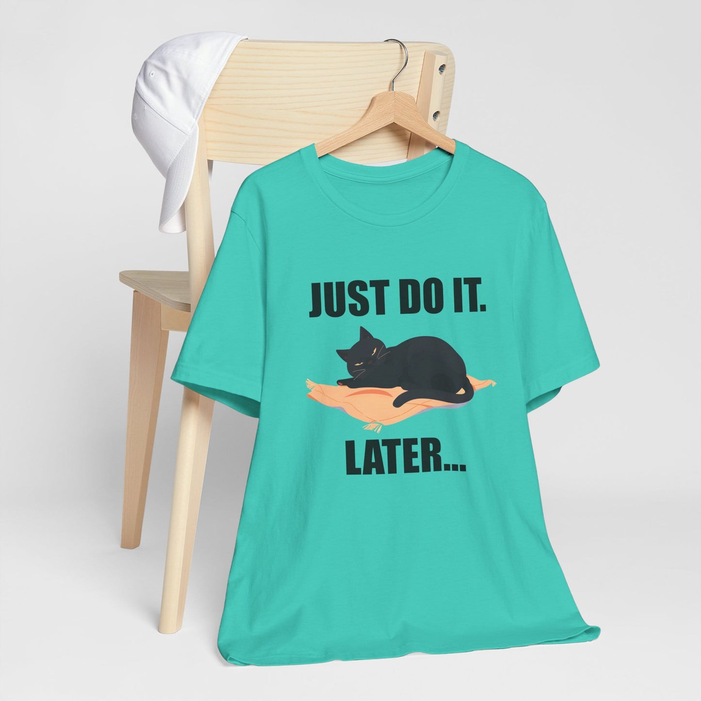 Just Do It Later Funny Cat Unisex T-Shirt