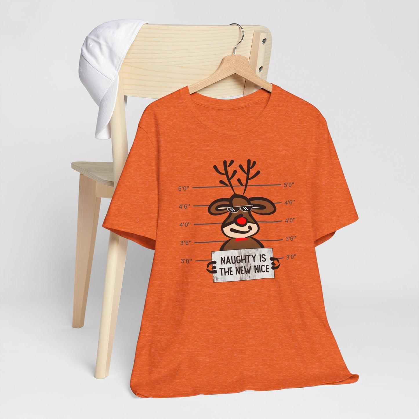 Reindeer Naughty Is The New Nice Funny Christmas Unisex T-Shirt
