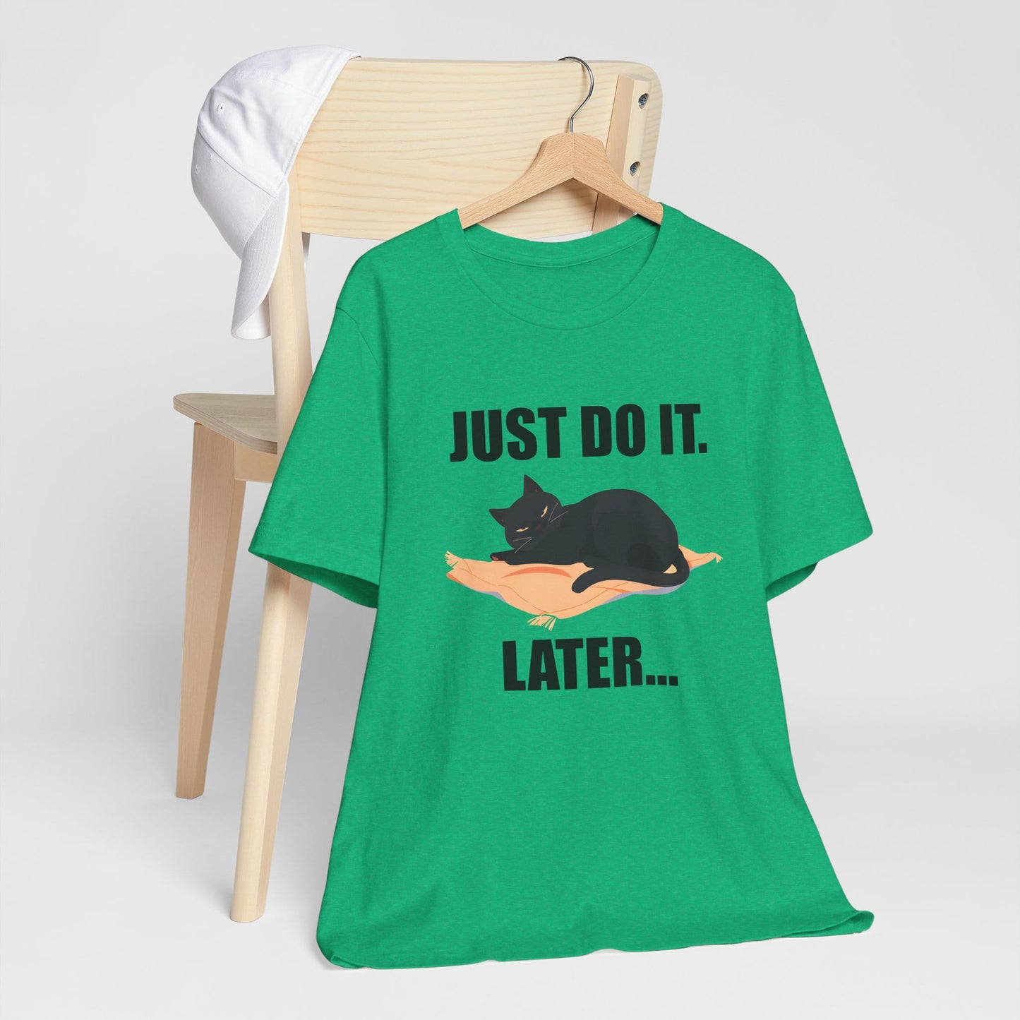 Just Do It Later Funny Cat Unisex T-Shirt