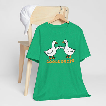 Goosebumps Ducks Geese Fist Pumping Funny Unisex Friendship Good Vibes T-shirt