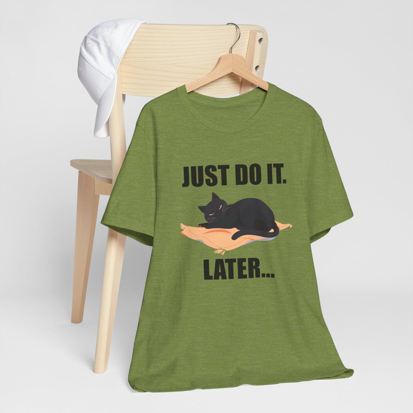 Just Do It Later Funny Cat Unisex T-Shirt