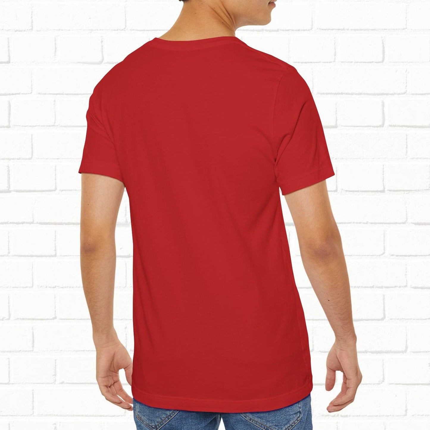 Christmas Tree Cats In Red Pickup Truck Funny Unisex T-Shirt